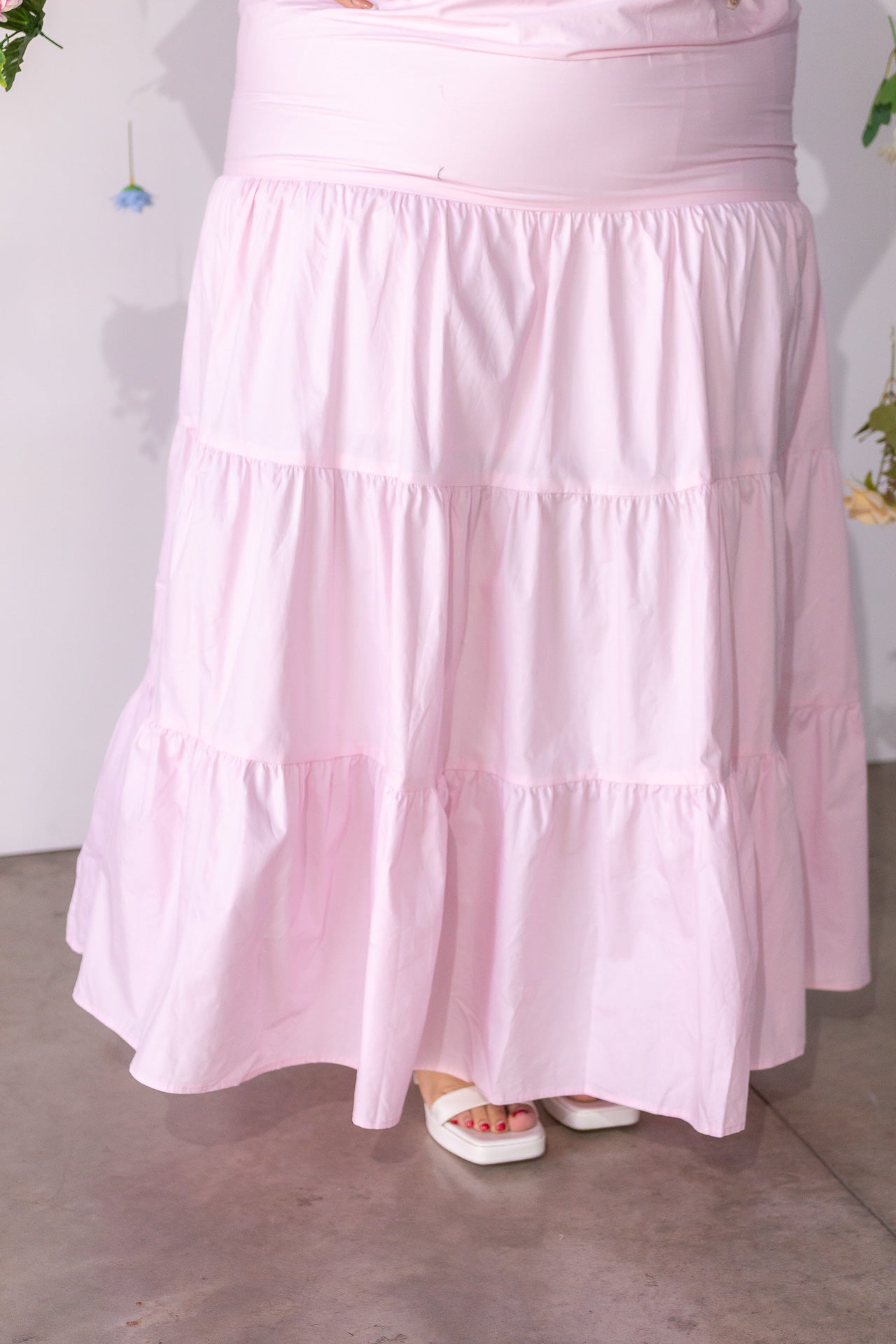 Maxi Vestido Popelina Rosa
