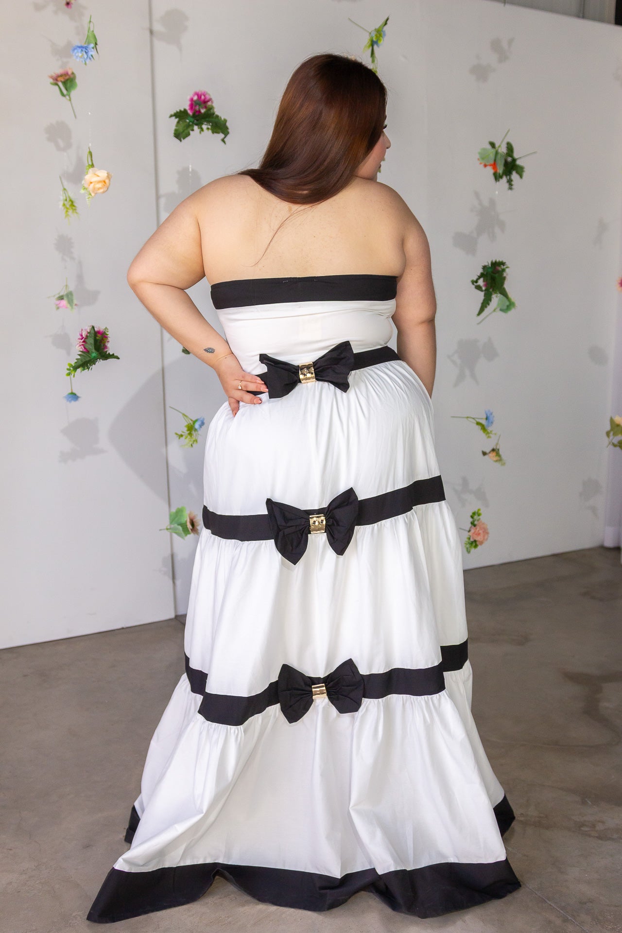 Maxi Vestido Straple Blanco