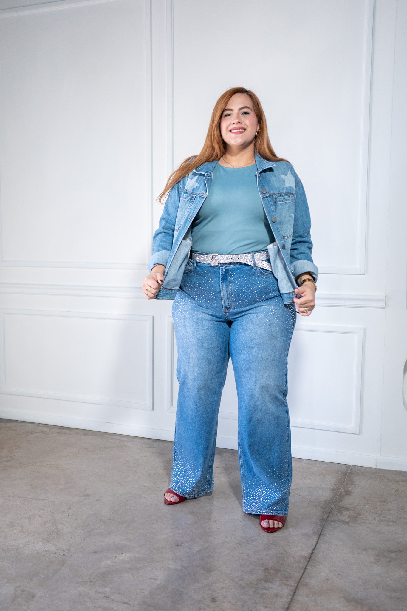 Panty blusa lisa azul