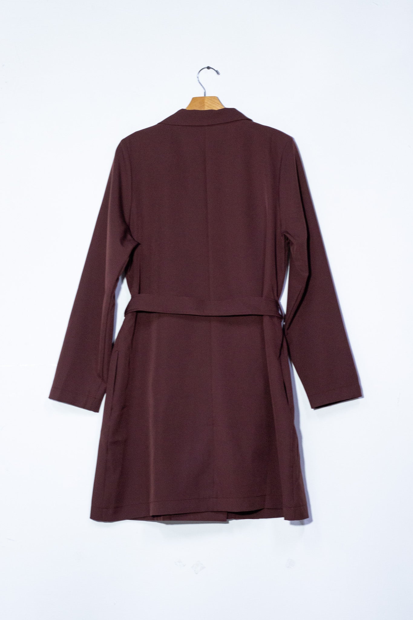 Gabardina c/lazo lisa cafe