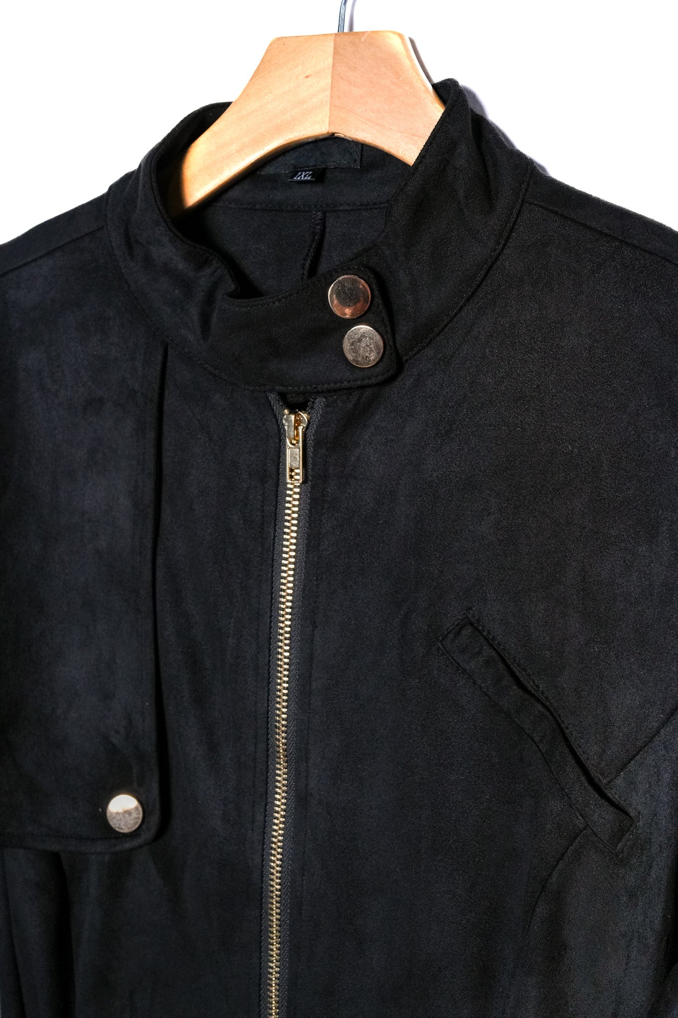 Vestido corto gamuza con cinto