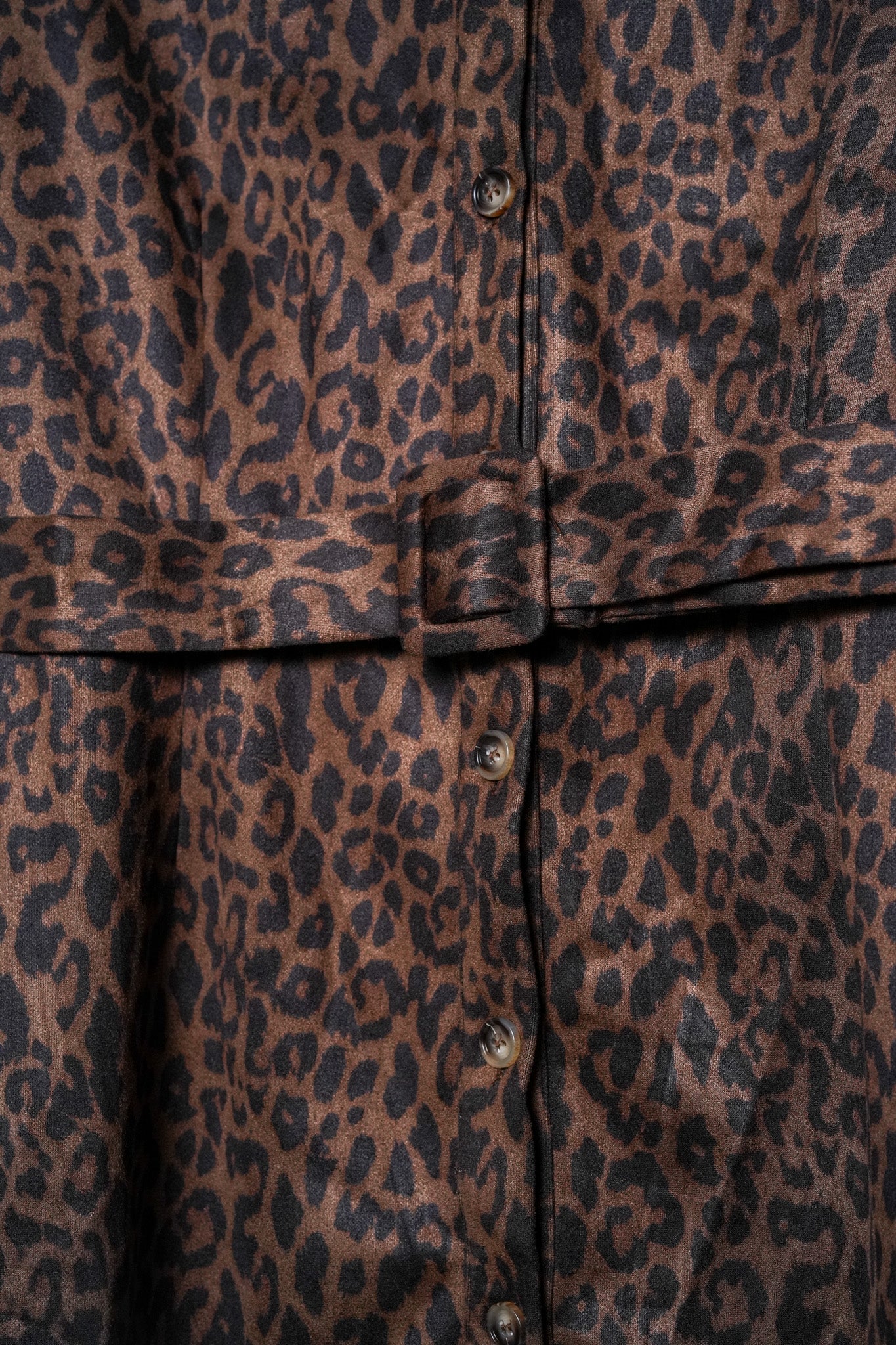 Vestido gamuza animal print