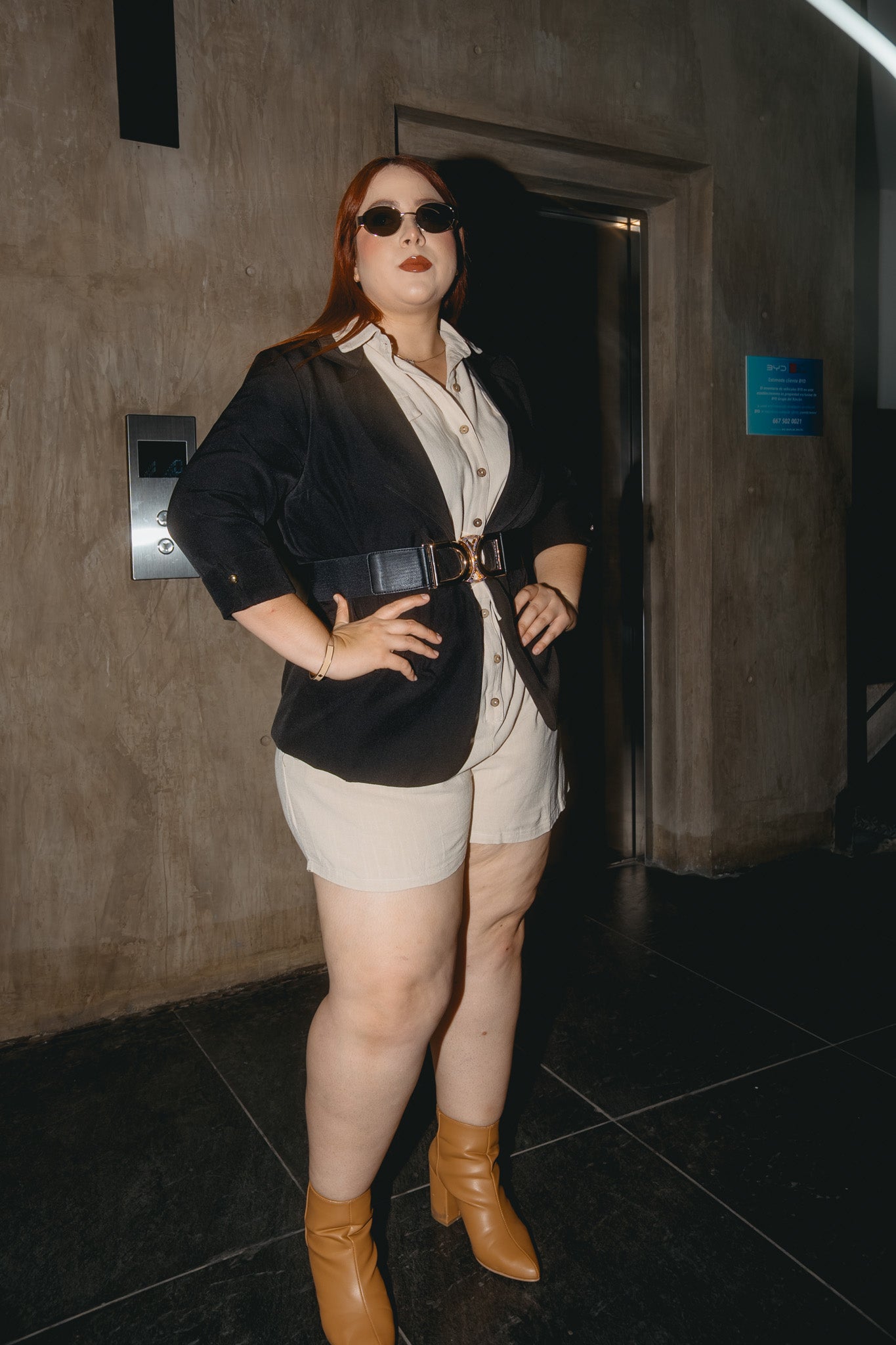 Blazer manga 3/4 liso