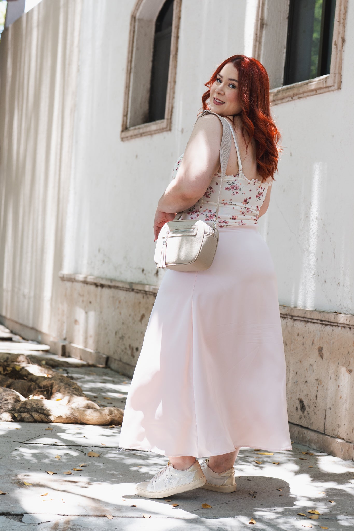 Top tirantes floreado