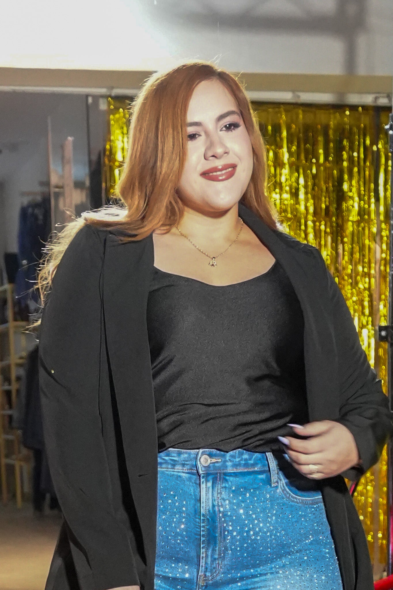 Blusa tirantes satin