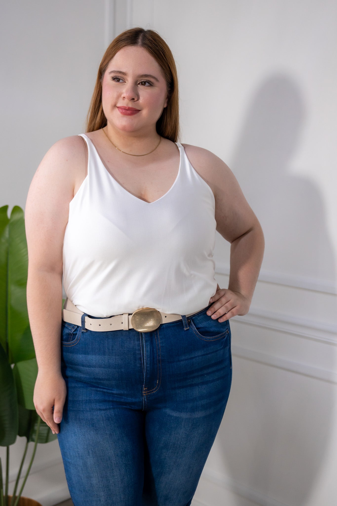 Blusa tirantes satin