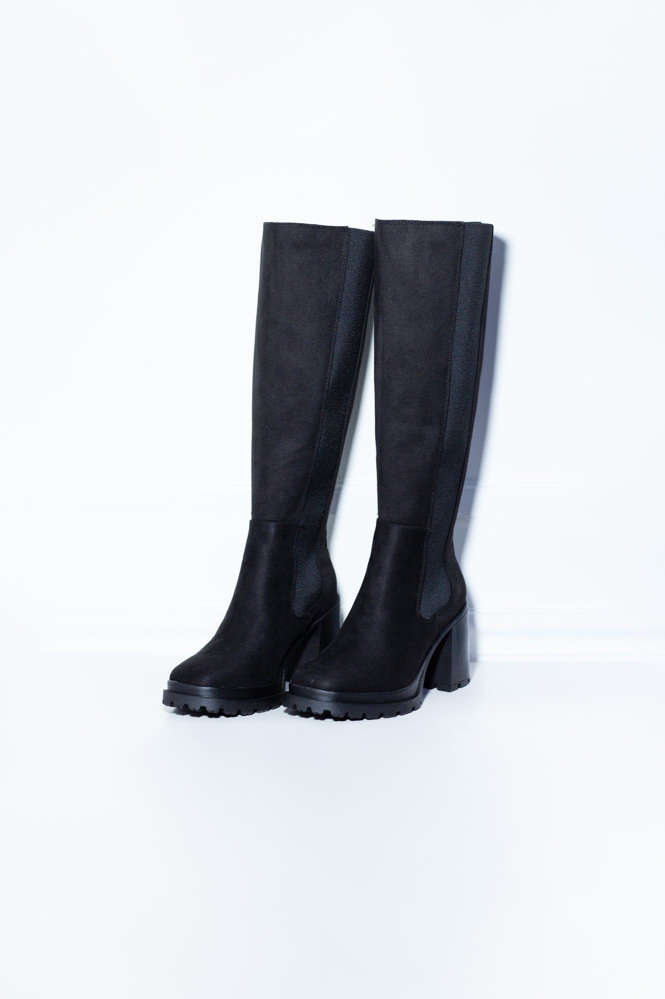 Botas largas terciopelo