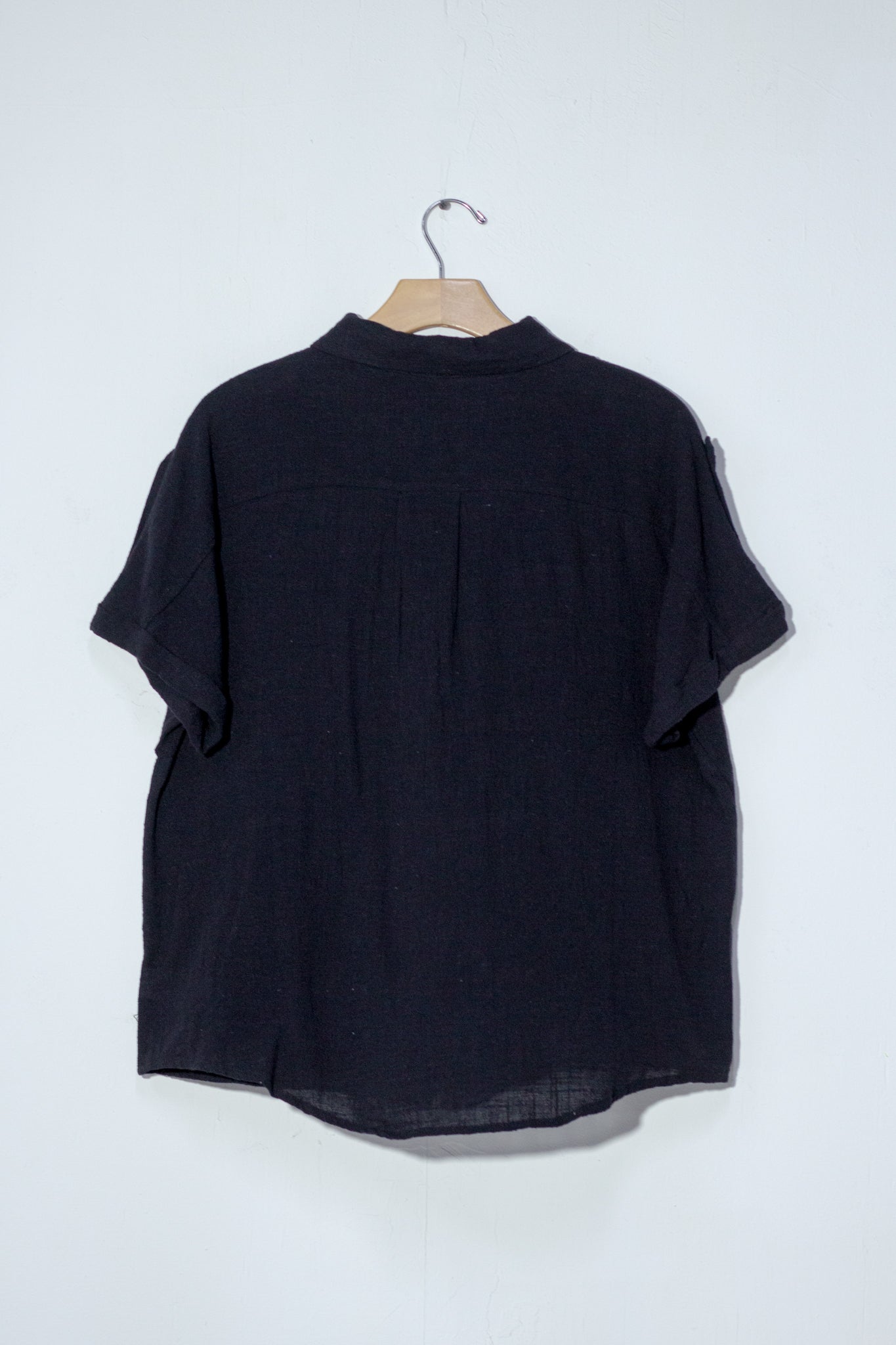 Camisa de algodon lisa