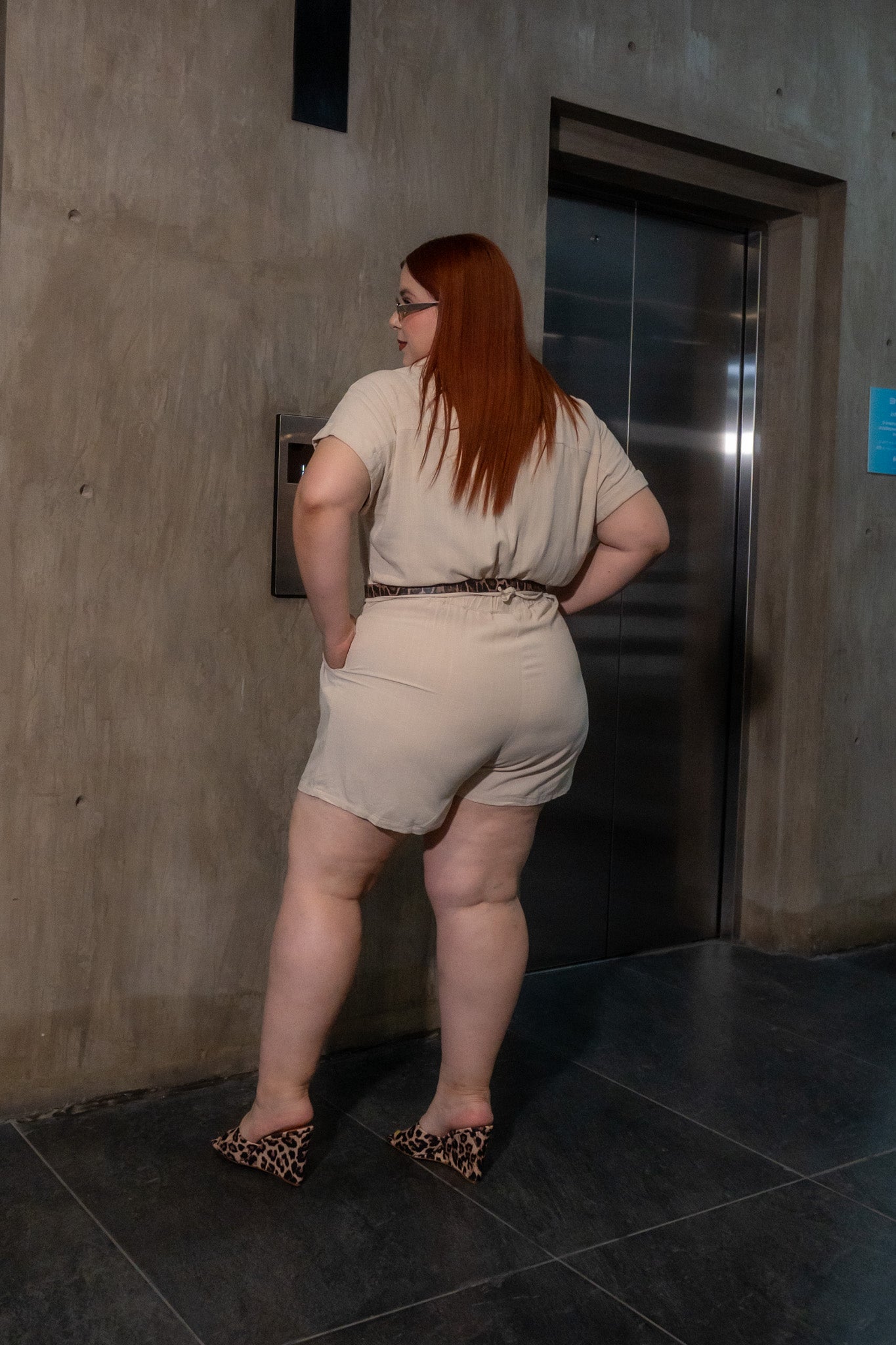 Jumper short liso bei