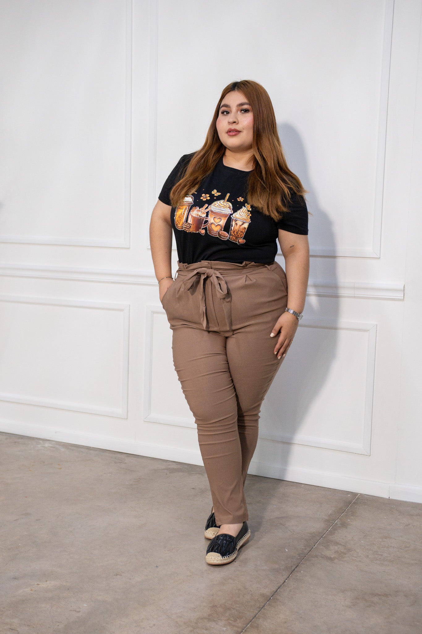 Pantalon de vestir con lazo