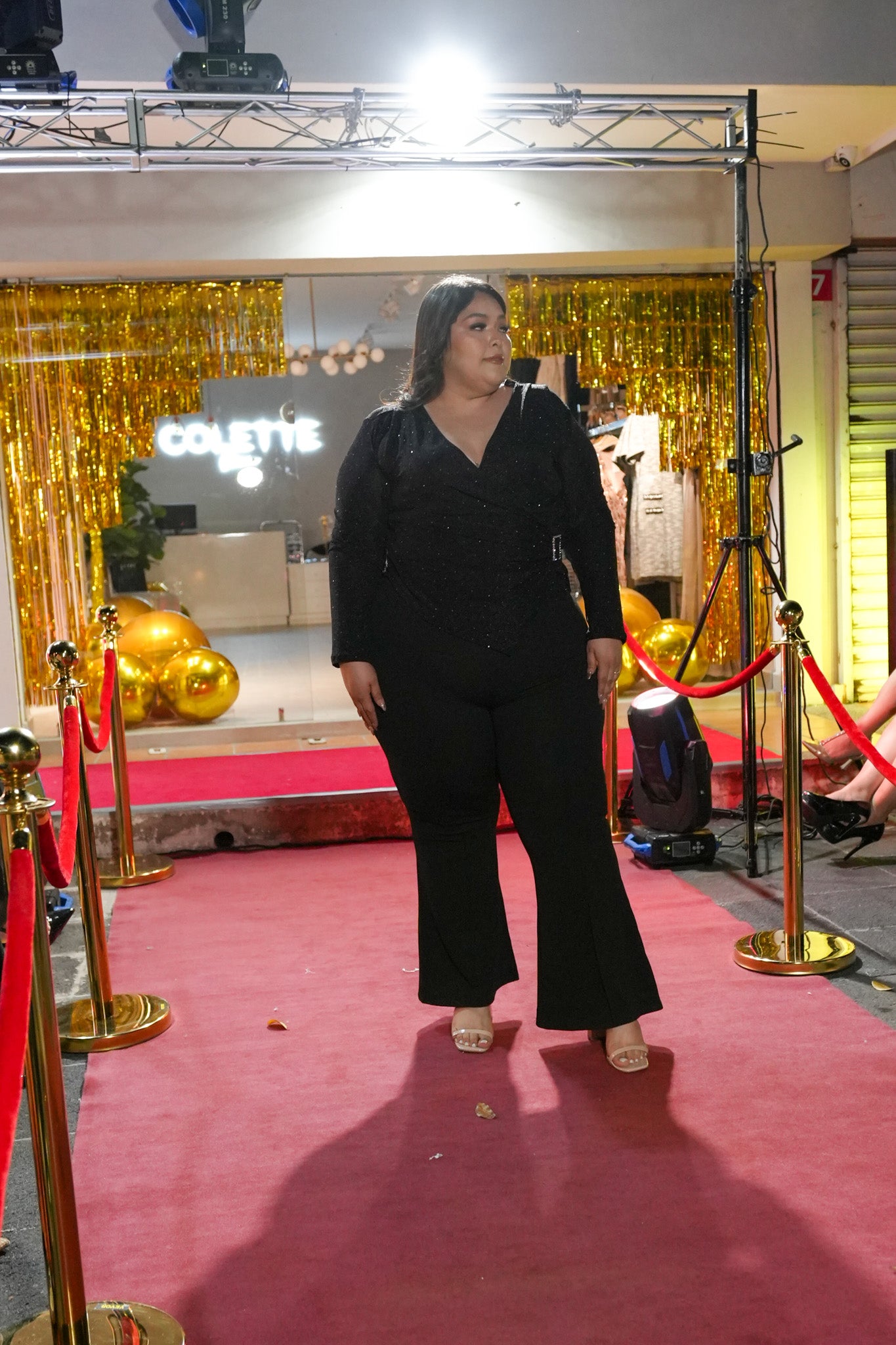 Pantalon vestir campana negro